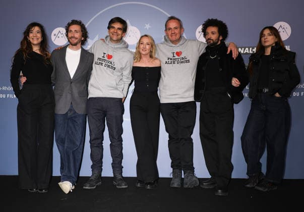 29eme Festival International du Film de Comedie de lAlpe dHuez 2026 International Alpe dHuez Comedy Film Festival Melanie Doutey, Baptiste Lecaplain, Clement Lemoine, Audrey Lamy, Frederic Cassoly, William Lebghil et Alison Wheeler 452324 2026 01 19 Alpe dHuez France  Copyright: xIsabellexVautierx xStarfacex STAR_452324_001