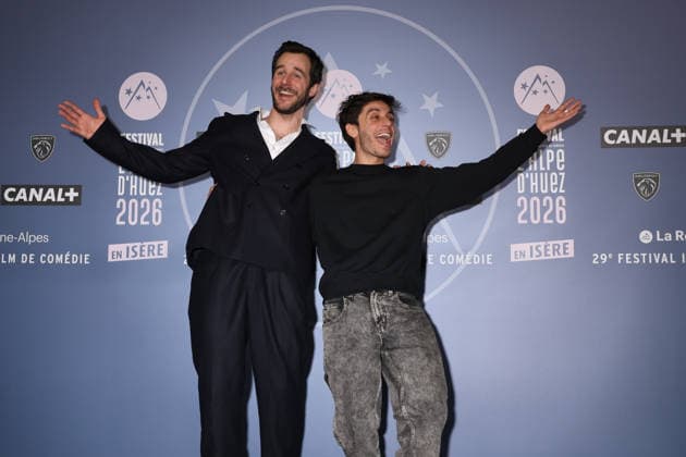 29eme Festival International du Film de Comedie de lAlpe dHuez 2026 International Alpe d Huez Comedy Film Festival Bertrand Usclat et Martin Darondeau 452324 2026 01 19 Alpe dHuez France  Copyright: xIsabellexVautierx xStarfacex STAR_452324_010