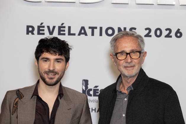 Cesar - Revelations 2026 NB Guillaume Marbeck, Thierry Lhermitte attends the Cesar - Revelations 2026 Photocall at Elysee Montmartre on January 19, 2026 in Paris, France. Photo by Nasser Berzane ABACAPRESS.COM Paris France  Copyright: xBerzanexNasser ABACAx