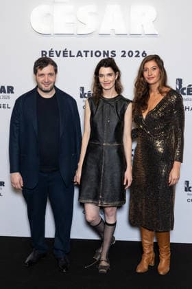 Cesar - Revelations 2026 NB Karim Leklou, Camille Rutherford, Laura Piani attends the Cesar - Revelations 2026 Photocall at Elysee Montmartre on January 19, 2026 in Paris, France. Photo by Nasser Berzane ABACAPRESS.COM Paris France  Copyright: xBerzanexNasser ABACAx