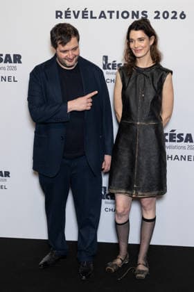Cesar - Revelations 2026 NB Karim Leklou, Camille Rutherford attends the Cesar - Revelations 2026 Photocall at Elysee Montmartre on January 19, 2026 in Paris, France. Photo by Nasser Berzane ABACAPRESS.COM Paris France  Copyright: xBerzanexNasser ABACAx