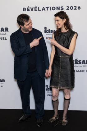 Cesar - Revelations 2026 NB Karim Leklou, Camille Rutherford attends the Cesar - Revelations 2026 Photocall at Elysee Montmartre on January 19, 2026 in Paris, France. Photo by Nasser Berzane ABACAPRESS.COM Paris France  Copyright: xBerzanexNasser ABACAx
