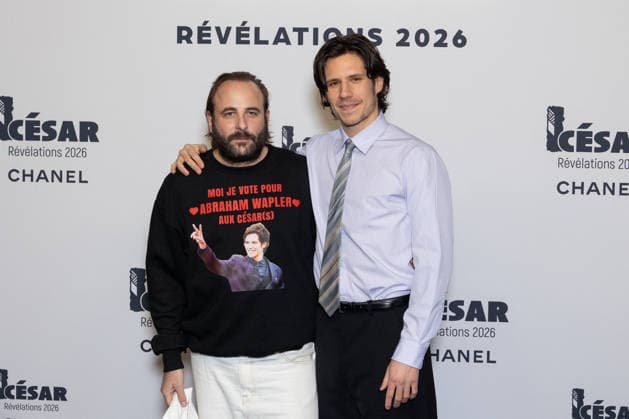 Cesar - Revelations 2026 NB Vincent Macaigne, Abraham Wapler attends the Cesar - Revelations 2026 Photocall at Elysee Montmartre on January 19, 2026 in Paris, France. Photo by Nasser Berzane ABACAPRESS.COM Paris France  Copyright: xBerzanexNasser ABACAx