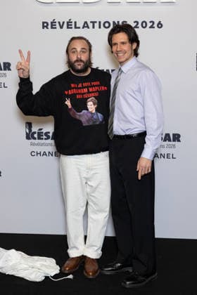 Cesar - Revelations 2026 NB Vincent Macaigne, Abraham Wapler attends the Cesar - Revelations 2026 Photocall at Elysee Montmartre on January 19, 2026 in Paris, France. Photo by Nasser Berzane ABACAPRESS.COM Paris France  Copyright: xBerzanexNasser ABACAx