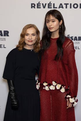 Cesar - Revelations 2026 NB sabelle Huppert, Bella Kim attends the Cesar - Revelations 2026 Photocall at Elysee Montmartre on January 19, 2026 in Paris, France. Photo by Nasser Berzane ABACAPRESS.COM Paris France  Copyright: xBerzanexNasser ABACAx