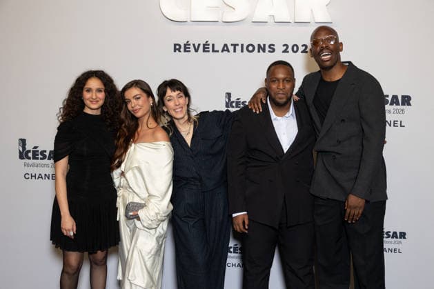 Cesar - Revelations 2026 NB Oulaya Amamra, Lou Anna Hamon, Princia Car, Housam Mohamed and Jean-Pascal Zadi attends the Cesar - Revelations 2026 Photocall at Elysee Montmartre on January 19, 2026 in Paris, France. Photo by Nasser Berzane ABACAPRESS.COM Paris France  Copyright: xBerzanexNasser ABACAx