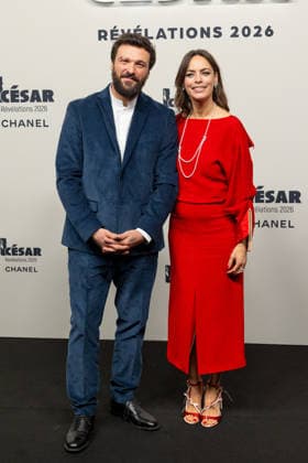Cesar - Revelations 2026 NB Thibaut Evrard, Bérénice Bejo attends the Cesar - Revelations 2026 Photocall at Elysee Montmartre on January 19, 2026 in Paris, France. Photo by Nasser Berzane ABACAPRESS.COM Paris France  Copyright: xBerzanexNasser ABACAx