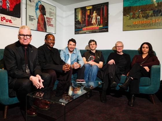 Mark Kermode, Akinola Davies Jr, Bart Layton, Harry Melling, Philippa Lowthorpe and Composer Emilie Levienaise-Farrouch back stage before Mark Kermode in 3D on Monday 19 January 2026 Mark Kermode, Akinola Davies Jr, Bart Layton, Harry Melling, Philippa Lowthorpe and Composer Emilie Levienaise-Farrouch back stage before Mark Kermode in 3D on Monday 19 January 2026 at BFI Southbank, London. ., Credit:Julie Edwards Avalon Copyright: xJuliexEdwardsx xAvalonx 1067480304