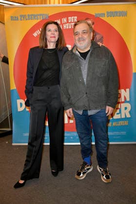 Vinciane Millereau and Didier Bourdon at the premiere of the feature film The Progressive Nostalgics C Ã tait mieux demain at Cinema Paris Berlin, 19 01 2026 Foto:xM.xBehrensx xFuturexImagex demain_6112