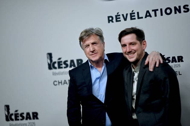Cesar Revelations 2026 Photocall In Paris. FC PARIS, FRANCE - JANUARY 19 François Cluzet and Jean Chevalier attend the Cesar - Revelations 2026 Photocall at Elysee Montmartre on January 19, 2026 in Paris, France. Photo by Franck Castel ABACAPRESS.COM Paris France  Copyright: xCastelxFranck ABACAx