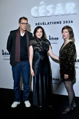 Cesar Revelations 2026 Photocall In Paris. FC PARIS, FRANCE - JANUARY 19 Dominik Moll, Claire Dumas and Judith Davis attend the Cesar - Revelations 2026 Photocall at Elysee Montmartre on January 19, 2026 in Paris, France. Photo by Franck Castel ABACAPRESS.COM Paris France  Copyright: xCastelxFranck ABACAx