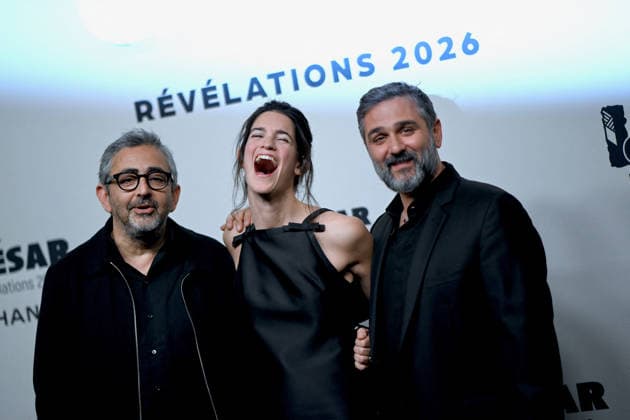Cesar Revelations 2026 Photocall In Paris. FC PARIS, FRANCE - JANUARY 19 Eric Toledano, Suzanne Lindon and Olivier Nakache attend the Cesar - Revelations 2026 Photocall at Elysee Montmartre on January 19, 2026 in Paris, France. Photo by Franck Castel ABACAPRESS.COM Paris France  Copyright: xCastelxFranck ABACAx