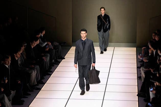 Milan Fashion Week - Men F W 2026-27 Giorgio Armani Fashion Show Vibes Milan, Italy Milan Fashion Week - Men F W 2026-27 Giorgio Armani Fashion Show Vibes Milan, Italy 19th January 2026 SGPItalia id 134325_003 Not Exclusive  Copyright: xALFONSOxCATALANO SGPITALIAx