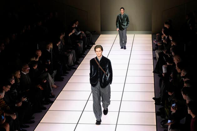 Milan Fashion Week - Men F W 2026-27 Giorgio Armani Fashion Show Vibes Milan, Italy Milan Fashion Week - Men F W 2026-27 Giorgio Armani Fashion Show Vibes Milan, Italy 19th January 2026 SGPItalia id 134325_003 Not Exclusive  Copyright: xALFONSOxCATALANO SGPITALIAx