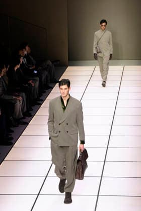 Milan Fashion Week - Men F W 2026-27 Giorgio Armani Fashion Show Vibes Milan, Italy Milan Fashion Week - Men F W 2026-27 Giorgio Armani Fashion Show Vibes Milan, Italy 19th January 2026 SGPItalia id 134325_003 Not Exclusive  Copyright: xALFONSOxCATALANO SGPITALIAx