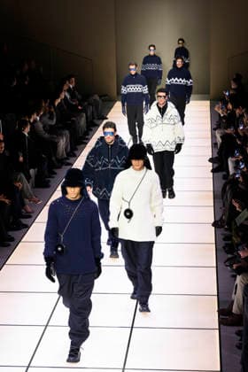 Milan Fashion Week - Men F W 2026-27 Giorgio Armani Fashion Show Vibes Milan, Italy Milan Fashion Week - Men F W 2026-27 Giorgio Armani Fashion Show Vibes Milan, Italy 19th January 2026 SGPItalia id 134325_003 Not Exclusive  Copyright: xALFONSOxCATALANO SGPITALIAx