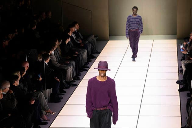 Milan Fashion Week - Men F W 2026-27 Giorgio Armani Fashion Show Vibes Milan, Italy Milan Fashion Week - Men F W 2026-27 Giorgio Armani Fashion Show Vibes Milan, Italy 19th January 2026 SGPItalia id 134325_003 Not Exclusive  Copyright: xALFONSOxCATALANO SGPITALIAx