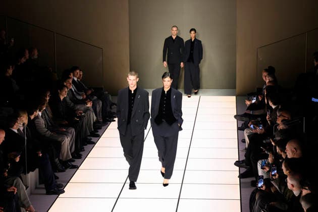Milan Fashion Week - Men F W 2026-27 Giorgio Armani Fashion Show Vibes Milan, Italy Milan Fashion Week - Men F W 2026-27 Giorgio Armani Fashion Show Vibes Milan, Italy 19th January 2026 SGPItalia id 134325_003 Not Exclusive  Copyright: xALFONSOxCATALANO SGPITALIAx