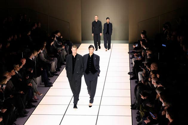 Milan Fashion Week - Men F W 2026-27 Giorgio Armani Fashion Show Vibes Milan, Italy Milan Fashion Week - Men F W 2026-27 Giorgio Armani Fashion Show Vibes Milan, Italy 19th January 2026 SGPItalia id 134325_003 Not Exclusive  Copyright: xALFONSOxCATALANO SGPITALIAx