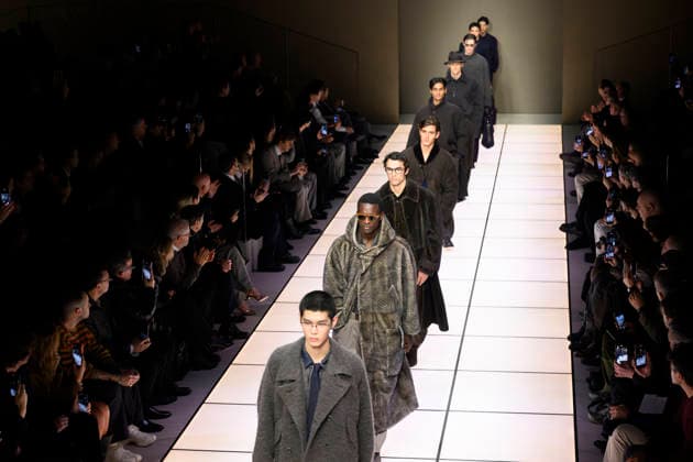 Milan Fashion Week - Men F W 2026-27 Giorgio Armani Fashion Show Vibes Milan, Italy Milan Fashion Week - Men F W 2026-27 Giorgio Armani Fashion Show Vibes Milan, Italy 19th January 2026 SGPItalia id 134325_003 Not Exclusive  Copyright: xALFONSOxCATALANO SGPITALIAx