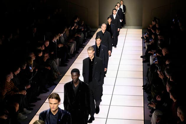 Milan Fashion Week - Men F W 2026-27 Giorgio Armani Fashion Show Vibes Milan, Italy Milan Fashion Week - Men F W 2026-27 Giorgio Armani Fashion Show Vibes Milan, Italy 19th January 2026 SGPItalia id 134325_003 Not Exclusive  Copyright: xALFONSOxCATALANO SGPITALIAx