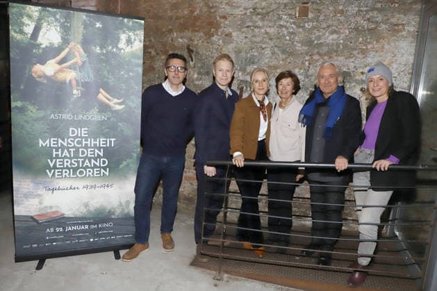 Cinema premiere Astrid Lindgren Mankind has lost its mind Alexandre Dupont Geisselmann ffv , Max HallÃ n CEO The Astrid Lindgren Company , Silke Weitendorf ehem Oetinger Verlag , Claudia Cellarius NDR Arte , Wilfried Hauke Director , Nicola Jones Moin Filmfoerderung , Cinema premiere Astrid Lindgren Mankind has lost its mind , Zeise Kinos Hamburg Copyright: xEventpressxBecherx