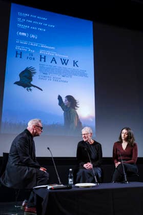 Mark Kermode, Philippa Lowthorpe and Emilie Levienaise Farrouch in the talk show Mark Kermode Live in 3D at BFI Southbank London, 19 01 2026 Foto:xJ.xEdwardsx xFuturexImagex kermode_6113