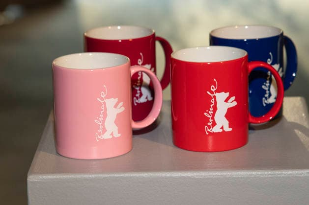 abb Bunte Becher as new Berlinale Merchandising ,at the Berlinale 2026 Program Press conference on 20 01 2026 at the Akademi der Künste Berlin The 76 Berlin International Film Festival from 12 to 22 February 2026 Berlin Germany