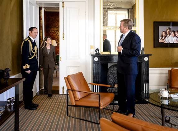 Den Haag, The Netherlands, 2026-01-20 11:27:41 DEN BOSH, 20-01-2026, Huis ten Bosh Palace Reception of the House of Representatives faction leaders D66, PvV and VVD at Huis ten Bosh Palace PHOTO: NLBeeld POOL Sem van der WalIn the photo: Dilan Yesilgöz Credit: NL Beeld Patrick van Emst  Copyright: xx x