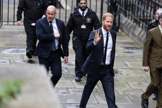 January 20, 2026, London, England, United Kingdom: Prince HARRY, the Duke of Sussex, arrives at the Royal Courts Of Justice, central London, for the second day of trial over allegations of unlawful information gathering brought against Associated Newspapers Limited (ANL) by seven people - the Duke of Sussex, Baroness Doreen Lawrence, Sir Elton John, David Furnish, Liz Hurley, Sadie Frost and Sir Simon Hughes. London United Kingdom - ZUMAs262 20260120_zip_s262_003 Copyright: xTayfunxSalcix
