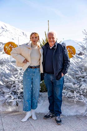 CELEBRITES : Festival International de Comedie - Alpe Huez - 20 01 2026 ALPE D HUEZ, FRANCE - Pauline ClÃ ment and AndrÃ Dussolier attend the Chers parents Photocall during the 29th L Alpe d Huez International Comedy Film Festival on January 20, 2026 in Alpe d Huez, France. Photo by Sandrine Thesillat PsNewZ  Copyright: xSandrinexTHESILLATx