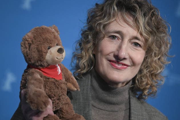 Promotional event ahead of 76th Berlin International Film Festival BERLIN, GERMANY - JANUARY 20: Berlinale Director Tricia Tuttle poses with Berlinale merchandise ahead of the promotional meeting for the 76th International Berlin Film Festival (Berlinale) in Berlin, Germany on January 20, 2026. Halil Sagirkaya Anadolu Berlin Germany. Editorial use only. Please get in touch for any other usage.  Copyright: x2026xAnadoluxHalilxSagirkayax
