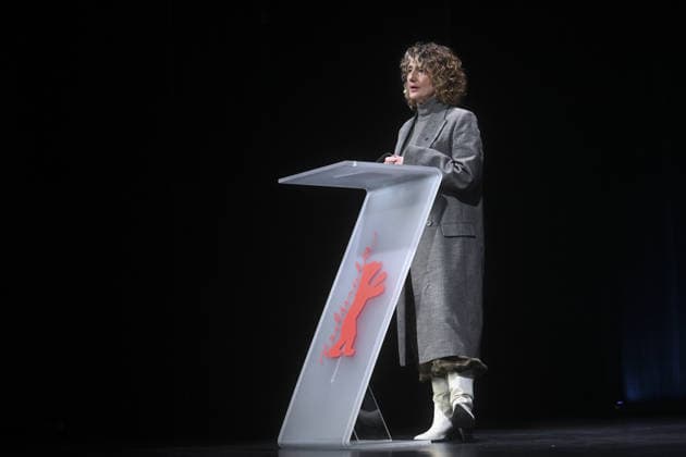 Promotional event ahead of 76th Berlin International Film Festival BERLIN, GERMANY - JANUARY 20: Berlinale Director Tricia Tuttle makes a speech during the promotional meeting for the 76th International Berlin Film Festival (Berlinale) in Berlin, Germany on January 20, 2026. Halil Sagirkaya Anadolu Berlin Germany. Editorial use only. Please get in touch for any other usage.  Copyright: x2026xAnadoluxHalilxSagirkayax