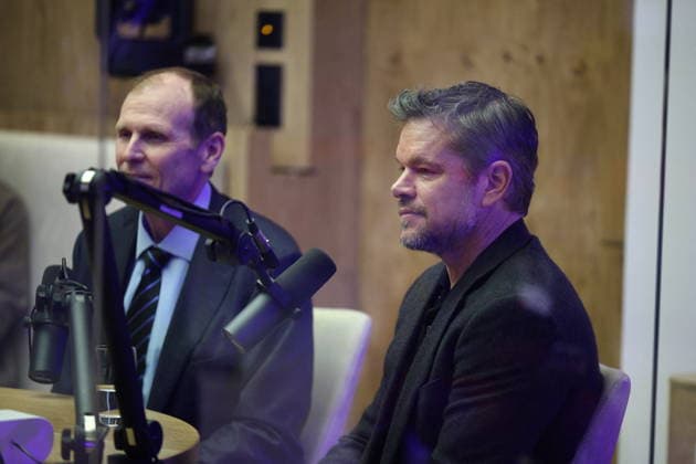 RECORD DATE NOT STATED Matt Damon At World Economic Forum Annual Meeting - Davos Matt Damon during the World Economic Forum (WEF) annual meeting in Davos, Switzerland on January 20, 2026. The World Economic Forum takes place in Davos from January 19 to January 23, 2026. Photo by Raphael Lafargue ABACAPRESS.COM Davos Switzerland  Copyright: xLafarguexRaphael ABACAx