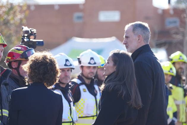 20-01-2026 Cordoba Queen Letizia and King Felipe visited the Adamuz command post in Cordoba after the railway accident in Adamuz. No Spain Â  Copyright: xPPEx
