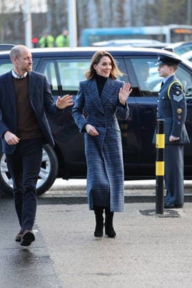 . 20 01 2026. Stirling , United Kingdom. Prince William and Kate Middleton, the Prince and Princess of Wales, arriving at the National Curling Academy in Stirling, Scotland, United Kingdom.  xStephenxLockx xi-Imagesx IIM-26517-0002