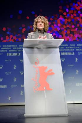 Tricia Tuttle at the program press conference of the Berlinale 2026 76 Berlin International Film Festival at the Akademie der Künste Berlin, 20 01 2026 Foto:xM.xBehrensx xFuturexImagex berlinale_pk_6118