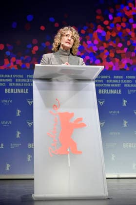 Tricia Tuttle at the program press conference of the Berlinale 2026 76 Berlin International Film Festival at the Akademie der Künste Berlin, 20 01 2026 Foto:xM.xBehrensx xFuturexImagex berlinale_pk_6119