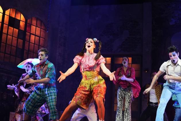 The cast perform during the presentation of Godspell, El Musical at the Gran Teatro Pavon, on 20 January 2026, in Madrid, Spain Cordon Press 