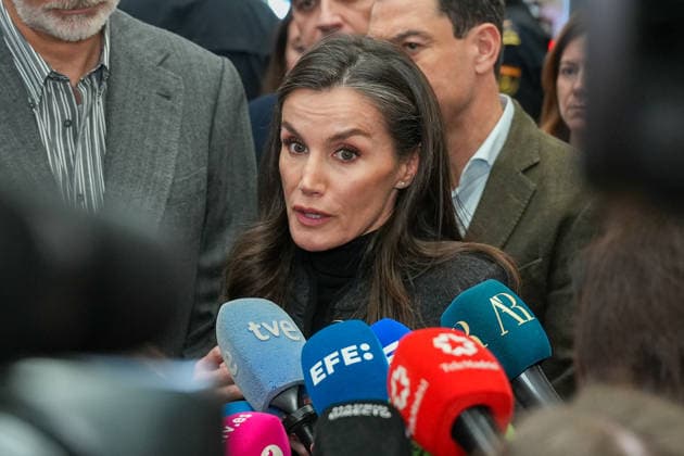 King Felipe VI and Queen Letizia visit Adamuz to offer their support to the victims of the accident Dona Letizia, attends the media after visiting the Reina Sofia University Hospital in Cordoba, to take an interest in the injured and their families, this is the hospital that hosts the largest number of injured in the train accident in which at least 41 people have died and there are more than a hundred injured January 20, 2026 in Cordoba Andalusia, Spain The Royal Family has brought forward their return to Spain from Greece and reduced their agenda to be able to travel to Cordoba after the train accident in Adamuz, which this past Sunday, January 18, has caused at least 41 deaths and a hundred injured The Kings Felipe VI and Letizia, wante  Copyright: xFranciscoxJ.xOlmox 7231901