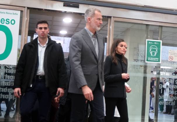 Spanish King Felipe VI and Letizia during a visit to Reina Sofia Hospital after Adamuz railway train accident in Cordoba on Tuesday, 20 January 2026. Cordon Press 