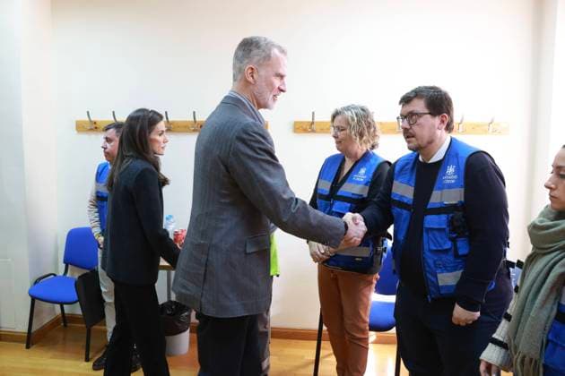 Spanish King Felipe VI and Letizia during a visit to Reina Sofia Hospital after Adamuz railway train accident in Cordoba on Tuesday, 20 January 2026. Cordon Press 