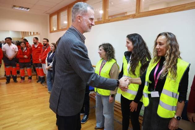 Spanish King Felipe VI and Letizia during a visit to Reina Sofia Hospital after Adamuz railway train accident in Cordoba on Tuesday, 20 January 2026. Cordon Press 