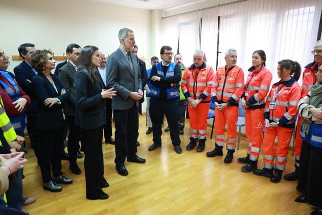 Spanish King Felipe VI and Letizia during a visit to Reina Sofia Hospital after Adamuz railway train accident in Cordoba on Tuesday, 20 January 2026. Cordon Press 