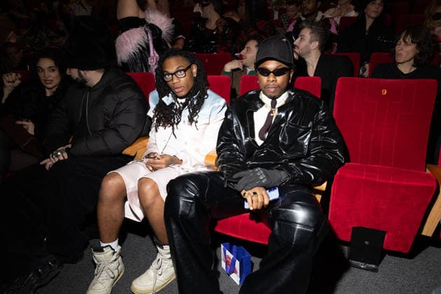 Runtown, Tana au défilé Jeanne Friot Collection Prêt à Porter Mode Masculine Automne Hiver 2026 2027 lors de la Fashion Week de Paris PFW , le 20 Janvier 2026 Jeremy MEelloul Bestimage Celebrities at Jeanne Friot Fashion Show Menswear Collection Fall Winter 2026 2027 during Paris Fashion Week on 20th January 2026 Paris France  Copyright: xJeremyxMelloulx xBestimagexJeremyxMelloulx xBestimagex