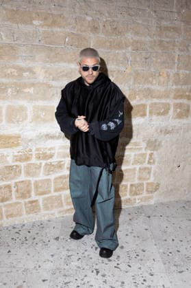 Mosimann au défilé Jeanne Friot Collection Prêt à Porter Mode Masculine Automne Hiver 2026 2027 lors de la Fashion Week de Paris PFW , le 20 Janvier 2026 Jeremy Melloul Bestimage Celebrities at Jeanne Friot Fashion Show Menswear Collection Fall Winter 2026 2027 during Paris Fashion Week on 20th January 2026 Paris France  Copyright: xJeremyxMelloulx xBestimagexJeremyxMelloulx xBestimagex