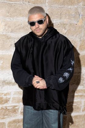 Mosimann au défilé Jeanne Friot Collection Prêt à Porter Mode Masculine Automne Hiver 2026 2027 lors de la Fashion Week de Paris PFW , le 20 Janvier 2026 Jeremy Melloul Bestimage Celebrities at Jeanne Friot Fashion Show Menswear Collection Fall Winter 2026 2027 during Paris Fashion Week on 20th January 2026 Paris France  Copyright: xJeremyxMelloulx xBestimagexJeremyxMelloulx xBestimagex
