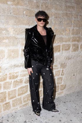 Raphael Say au défilé Jeanne Friot Collection Prêt à Porter Mode Masculine Automne Hiver 2026 2027 lors de la Fashion Week de Paris PFW , le 20 Janvier 2026 Jeremy Melloul Bestimage Celebrities at Jeanne Friot Fashion Show Menswear Collection Fall Winter 2026 2027 during Paris Fashion Week on 20th January 2026 Paris France  Copyright: xJeremyxMelloulx xBestimagexJeremyxMelloulx xBestimagex