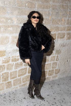 Camélia Jordana au défilé Jeanne Friot Collection Prêt à Porter Mode Masculine Automne Hiver 2026 2027 lors de la Fashion Week de Paris PFW , le 20 Janvier 2026 Jeremy Melloul Bestimage Celebrities at Jeanne Friot Fashion Show Menswear Collection Fall Winter 2026 2027 during Paris Fashion Week on 20th January 2026 Paris France  Copyright: xJeremyxMelloulx xBestimagexJeremyxMelloulx xBestimagex