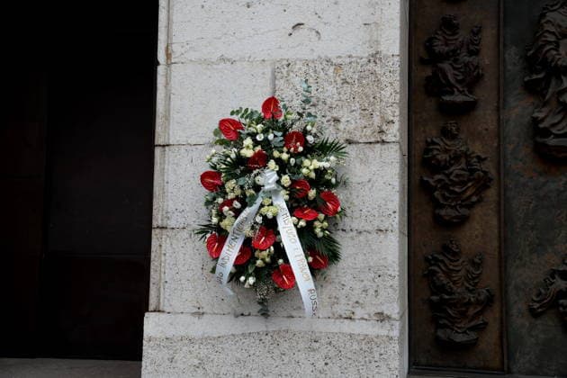 Milan, Funeral of Tony Dallara in the Basilica of Corpus Domini on Via Pagano, 8  Copyright: xDuilioxPiaggesix xipa-agency.netx xDuilioxPiaggesix IPA_Agency_IPA70332373